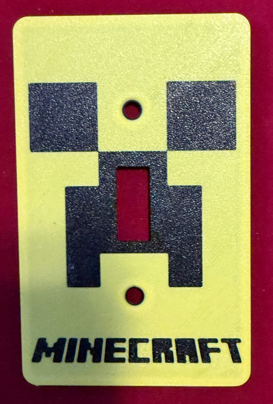 Minecraft light switch plate