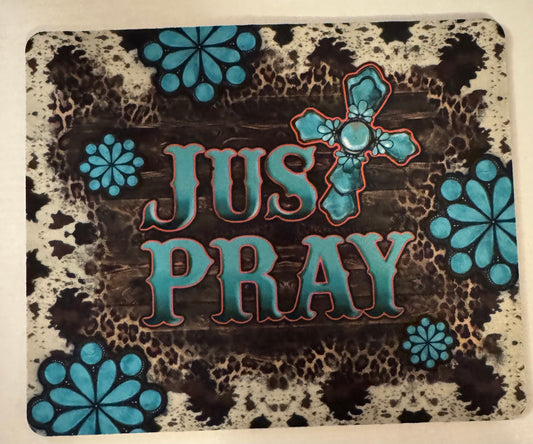 Just pray mouse pad