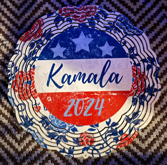 Kamala 2024 wind spinner