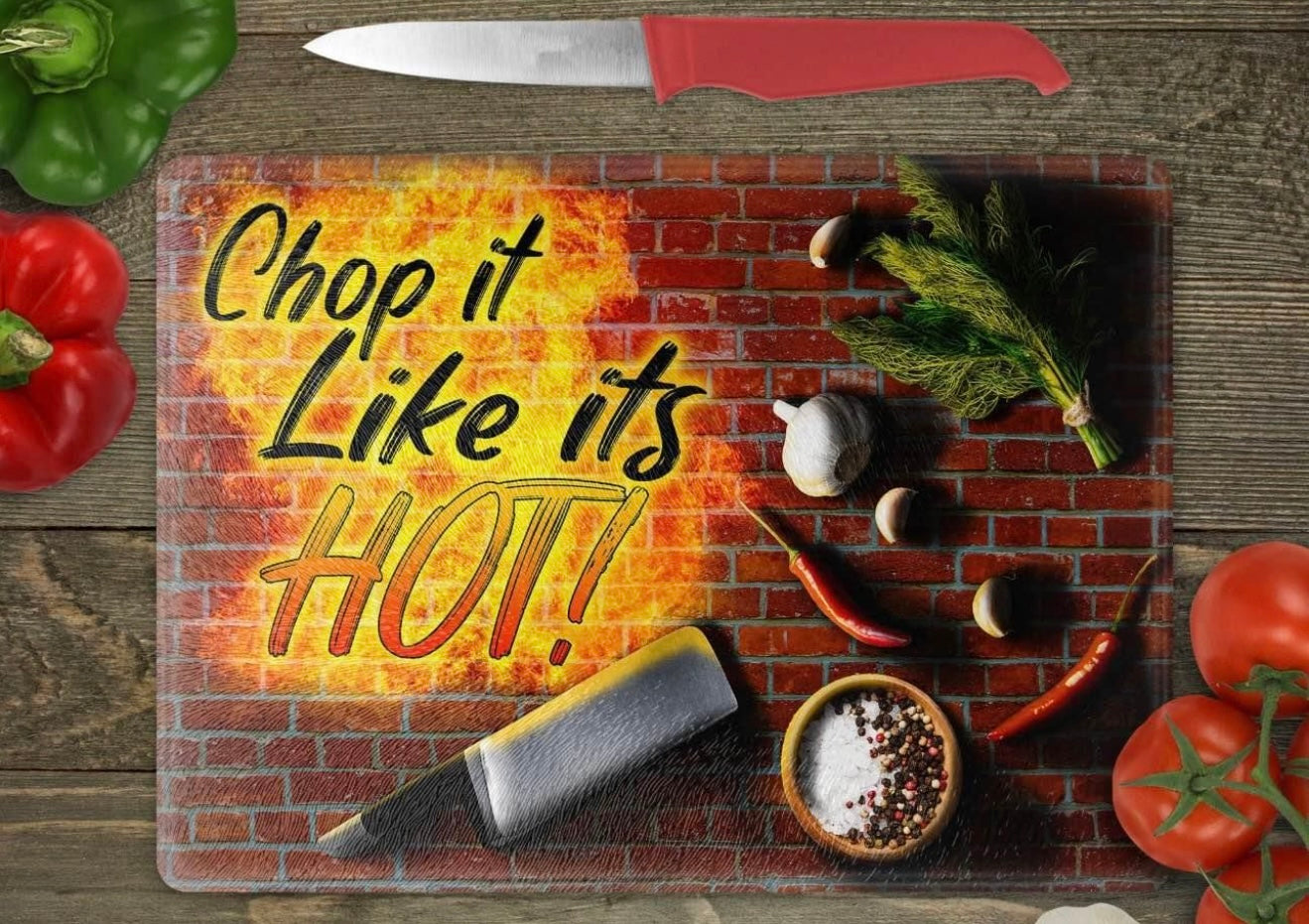 Chop it like it’s hot glass cutting board