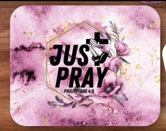 Just pray mouse pad