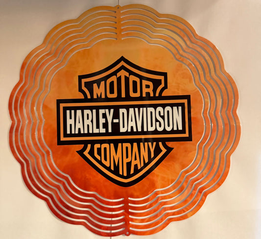 Harley Davidson wind spinner