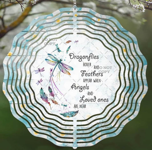 Dragonflies wind spinner