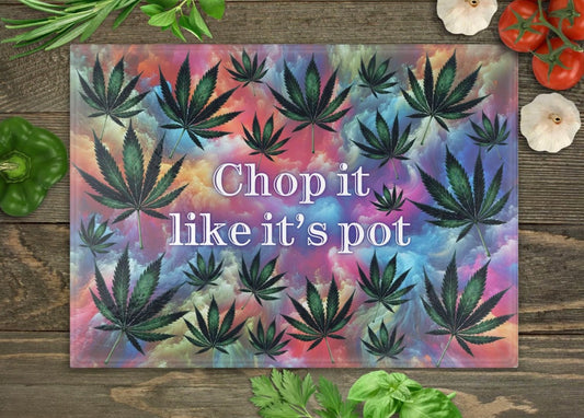 Chop it like it’s pot glass cutting board