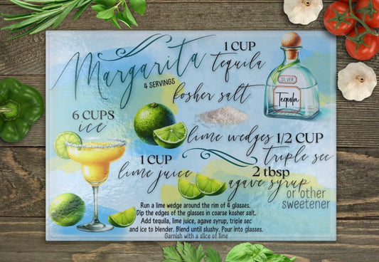 Margarita glass cutting board